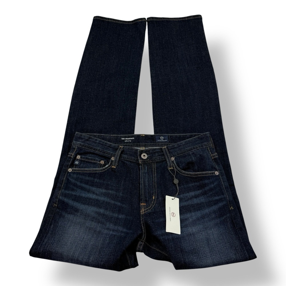 AG Adriano Goldschmied NWT The Graduate Tailored Leg Jeans Blue Men's Size 29x34